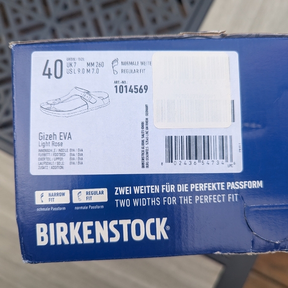 Birkenstock Gizeh 40 EVA Light Pink Waterproof Flip Flop Sandals - Picture 8 of 8